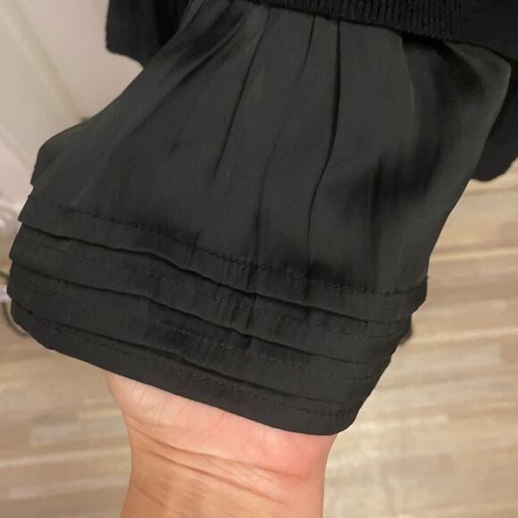 Halston Heritage wool/silk sweater dress with ruffle trim, XS - Picture 7 of 12